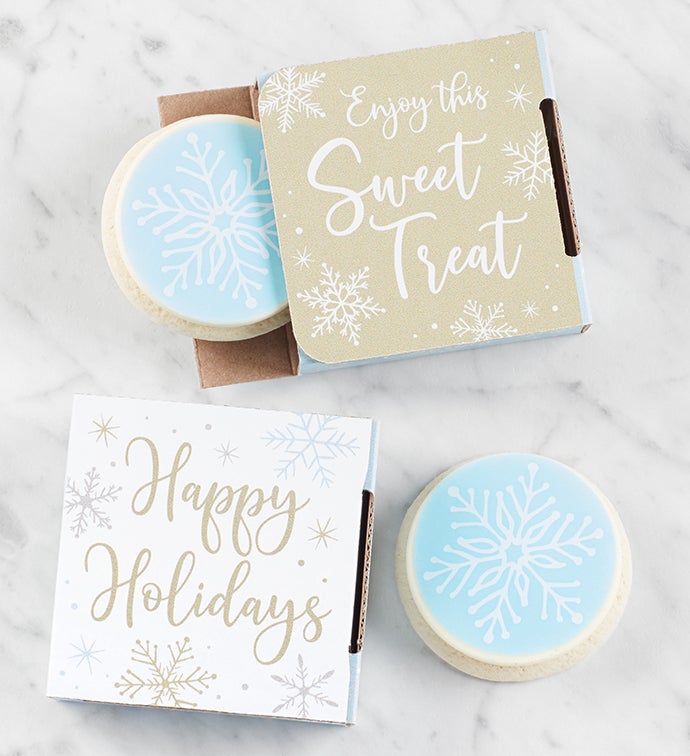 Happy Holidays Cookie Card